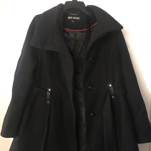 Steve Madden Black Swing Coat XL